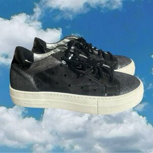 P448 Women's Sneakers in Black Size 38 Platform -Excellent
